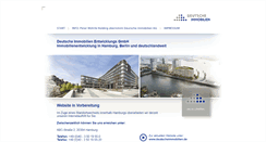 Desktop Screenshot of deutsche-immobilien.ag