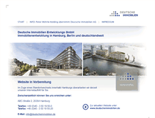 Tablet Screenshot of deutsche-immobilien.ag